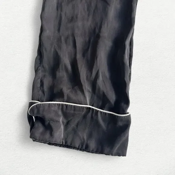 Noiri the Label Charlotte Silk Pajama Pants in Black - Picture 7 of 7